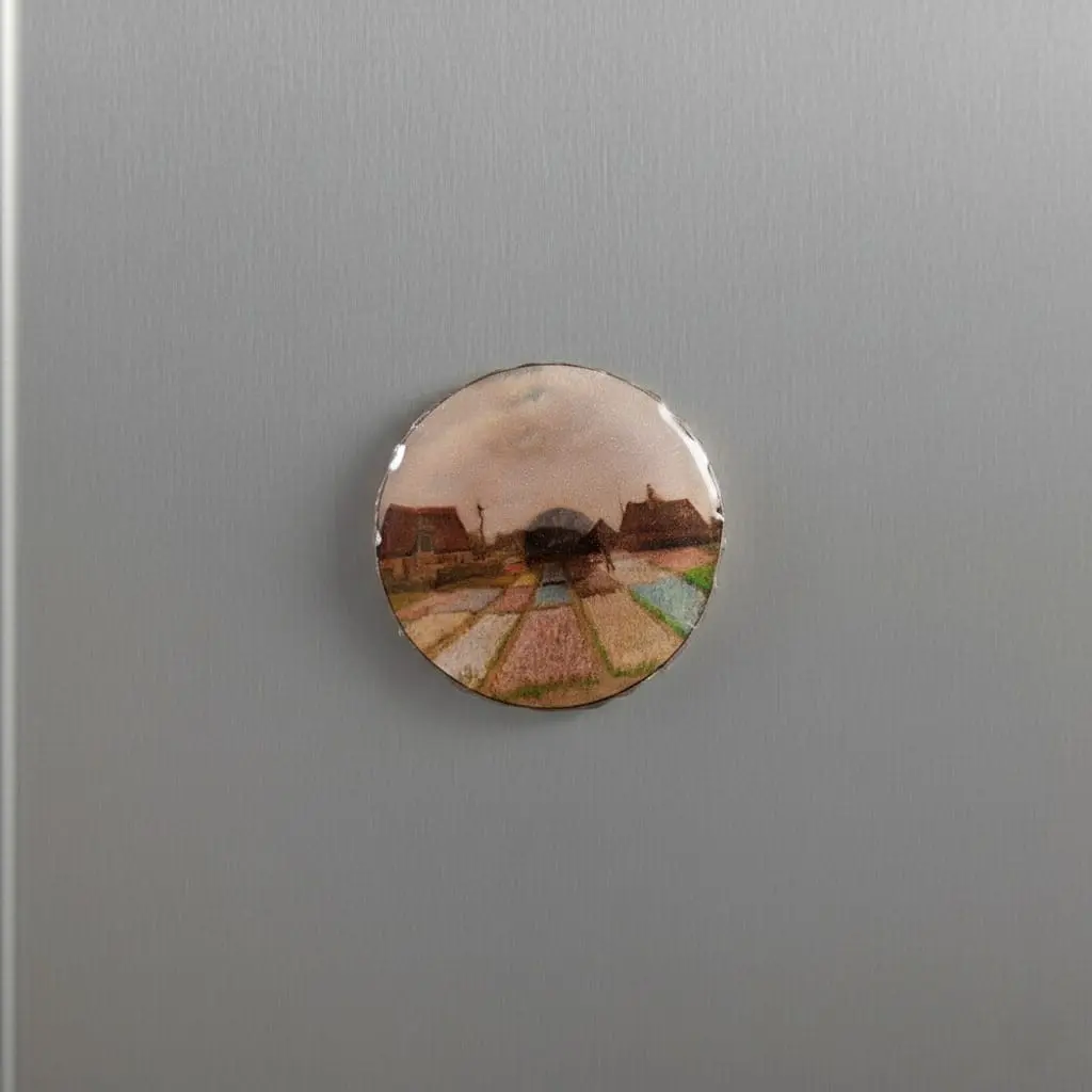 Flower Beds in Holland Magnet