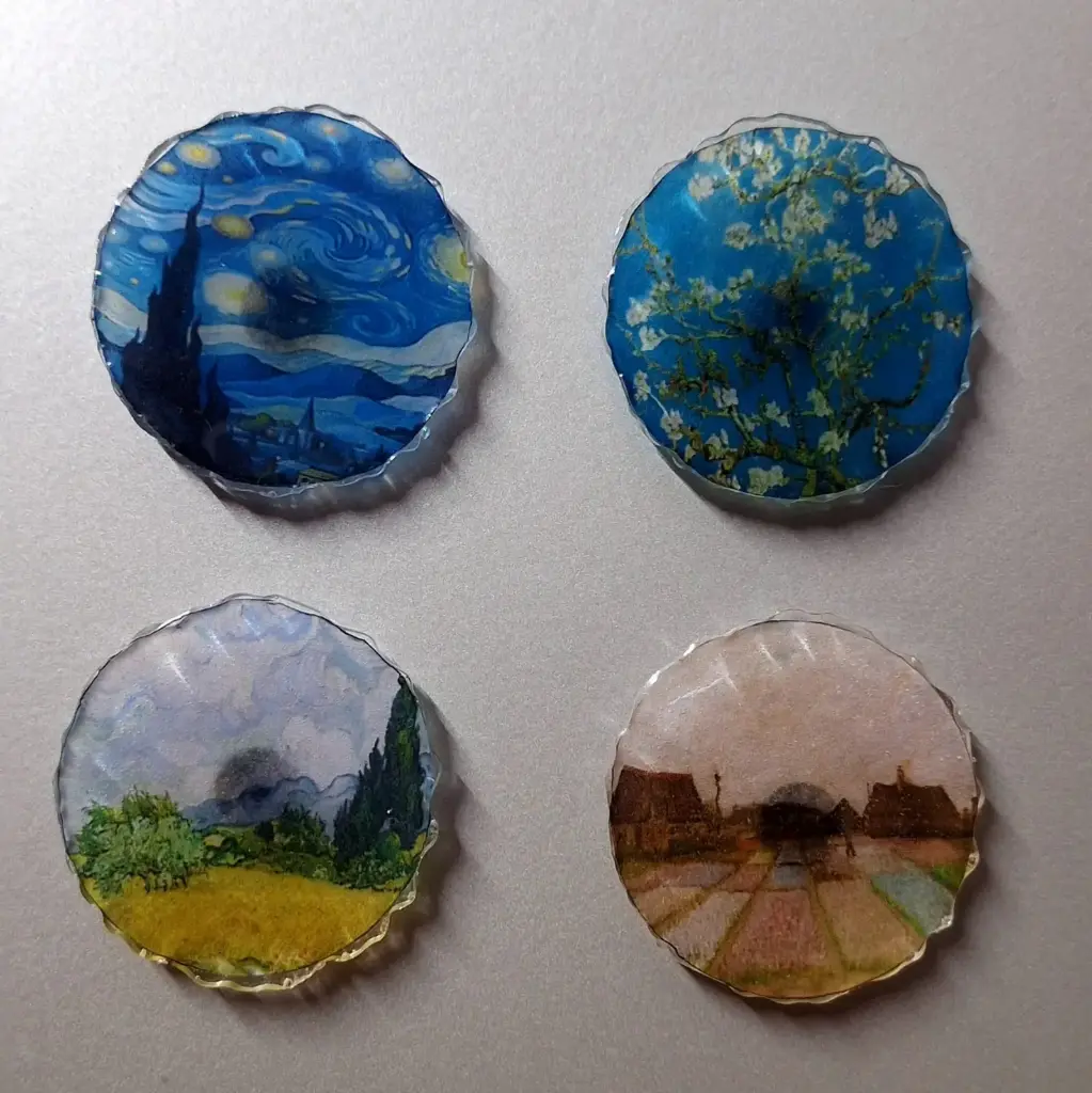 Van Gogh Classics – 4 Magnet Set