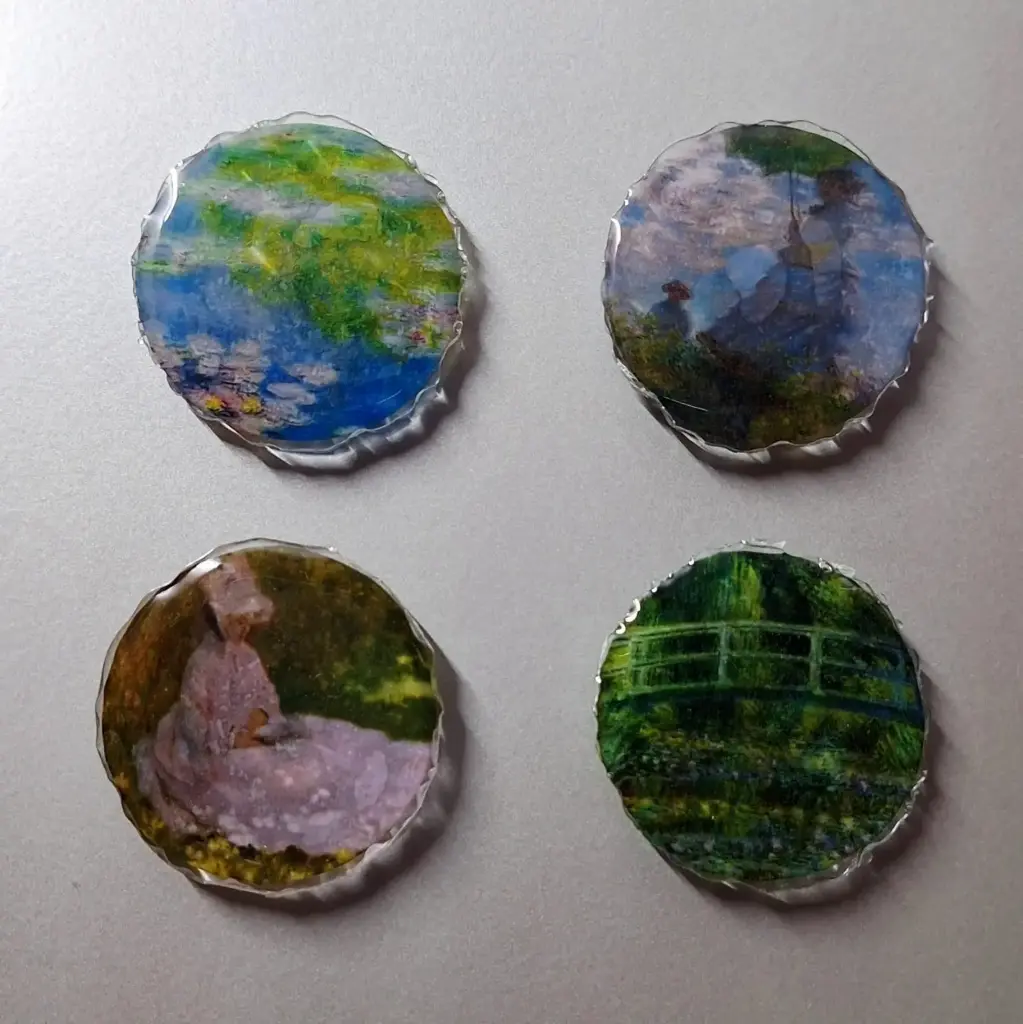 Claude Monet Classics – 4 Magnet Set