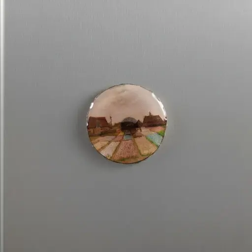 Flower Beds in Holland Magnet