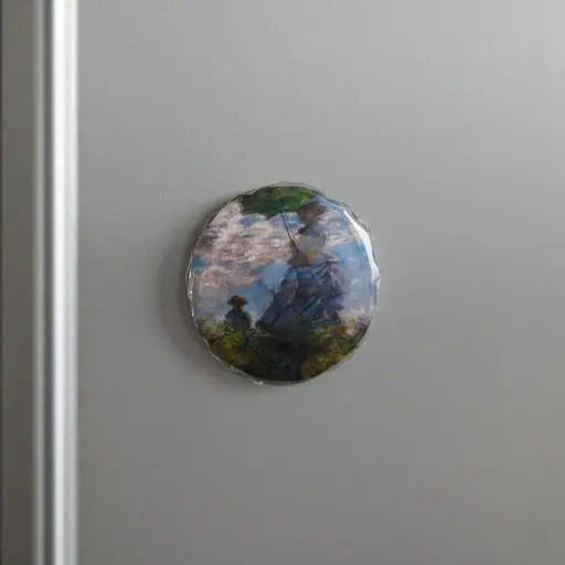 Woman with a Parasol Magnet